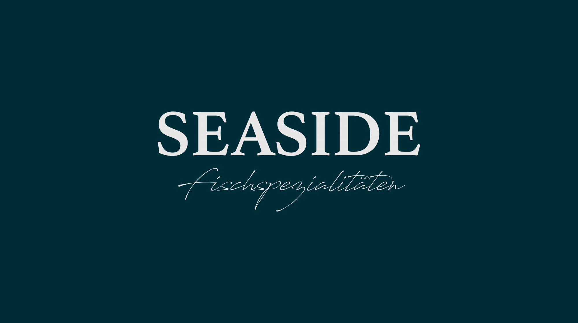Neues Logo und Corporate Design für das Restaurant SEASIDE